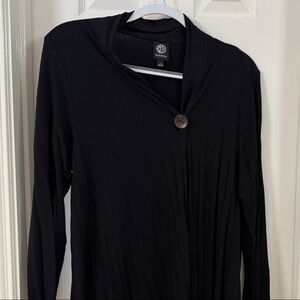 Black Long Sleeve Bobeau wrap sweater